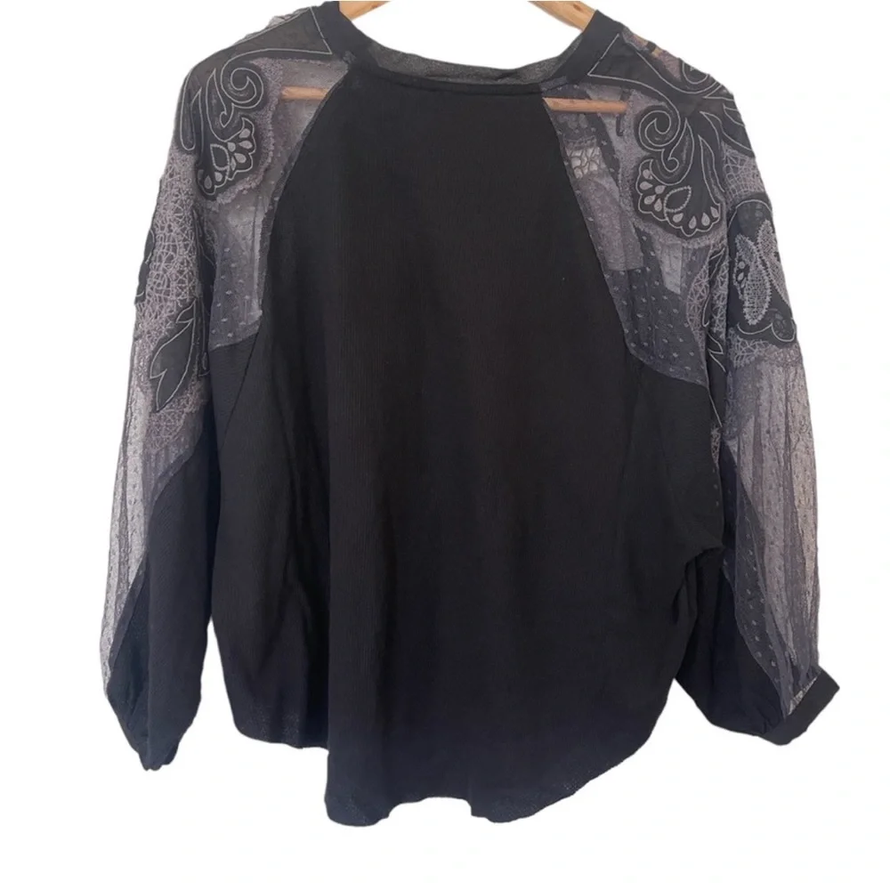Free People Toni Top Black